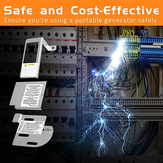 Generator Interlock Kit for Square D QOCGK2C QO or HOMCGK2C Homeline Main Breaker 150A-225A Panels, Load Center Accessory for Indoor and Outdoor Use