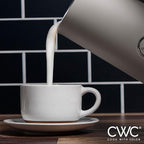 COOK WITH COLOR 4-in-1 Electric Milk Steamer and Frother - 2-Minute Heating and Frothing, Hot and Cold Foam Maker for Coffee, Latte, Cappuccino, Macchiato, Milk Warmer, Auto Shut Off, Sand