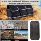 FASTECH 20-inch Wide Mouth Tool Bag with Water Proof Molded Base, Waterproof Tool Organizer Bag for Men with Adjustable Shoulder Strap (20INCH)