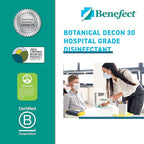 Benefect Botanical Decon 30 Disinfectant Cleaner, 4 oz. Spray Bottle, Light Lemon & Thyme Scent, Hospital Grade Disinfectant, Kills Over 99.99% of Germs, Safe for Food-Contact Surfaces