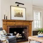 Picture Light, 24" Black Picture Lights for Wall, Bronze Art Lights Hardwired, Dimmable Gallery Light, 3000K Vanity Lights, Picture Frame Light for Bathroom Wall Sconces Artwork Poster Display