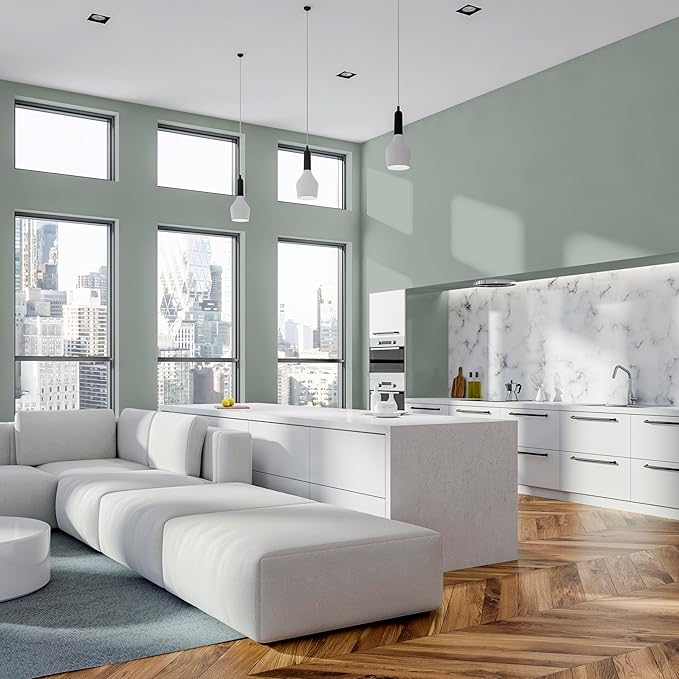 Rust-Oleum Color Spark Interior Paint and Primer in One, Matte, Jungle Safari, 1 Gallon