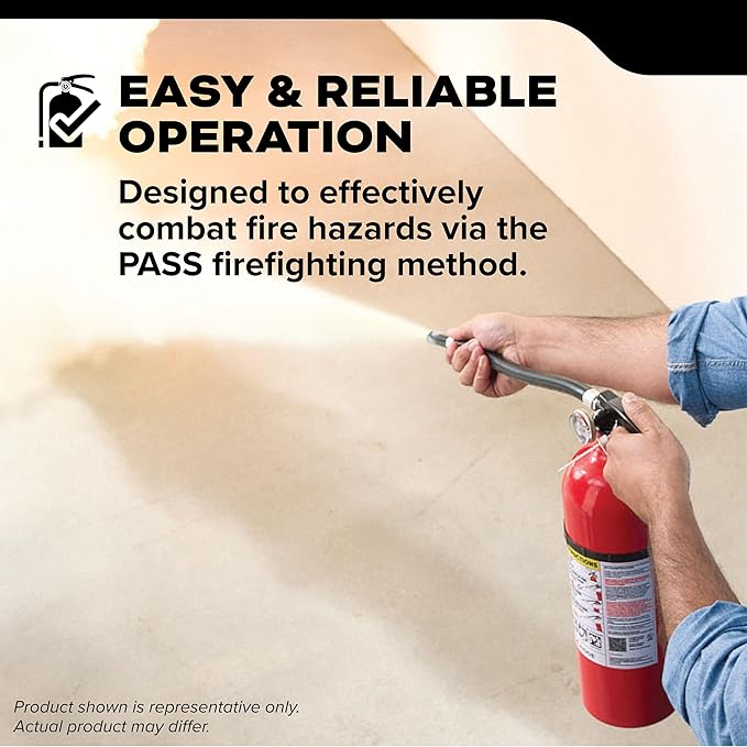 Kidde Commercial-Grade Fire Extinguisher for Office, Schools, Rechargeable, 2A10BC, 2 Pack