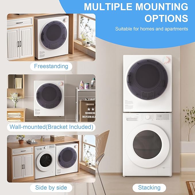 Elevon QD-SUS-DRYER1-NEW1 Clothes Dryer, White