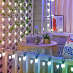 Brightown C9 LED Replacement Christmas Bulbs, 25 Pack White Shatterproof C9 Bulbs, Waterproof Commercial LED Holiday Bulb for Christmas String Light, E17 Intermediate Base, Dimmable