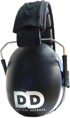 DECIBEL DEFENSE Professional Safety Ear Muffs 37dB NRR - The HIGHEST Rated & MOST COMFORTABLE Ear Protection for Shooting & Industrial Use - THE BEST HEARING PROTECTION GUARANTEED (EXTRA LARGE)