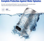 Underwear Washer, Portable Mini Washer, Spin-Dry & UV, 3 Liter Capacity/4000 mAh Battery, Type-C