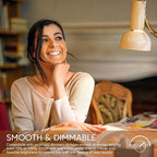 Linkind A19 LED Light Bulbs Dimmable, 40 Watt Equivalent, E26 Base, 2700K Soft White, 5W 450 Lumens CRI80+, 120V, UL Listed FCC Certified, LED Lights for Bedroom Living Room Home Office, 6 Packs