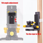 FenoGan laser level accessory kit 360 ° base, upgraded base stability bracket, with 5/8-inch threaded interface, multifunctional magnetic rotating base with tilt angle adjustment, and adjustable clamp