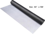 Fiberglass Window Screen Roll 84” x 100’ Easy to Use Black Replacement Window Screens for House Windows or Door