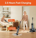 IMAGIC M3 Combo Wet Dry Vacuum Cleaner, 4-in-1 Cordless Vacuum Mop Combo for Multi-Surface, Lightweight & Handheld Vacuum Mop All in One with Edge Cleaning, Self-Cleaning & Hot Air Drying, Grey