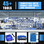 KB2540C-06 40V Replacement for Kobalt 40V Battery 6.0Ah KB-540-06 KB440-06‎ KB240-06 KB2540C-06 KB640-03, Compatible with Kobalt Battery for 40V Cordless Power Tools