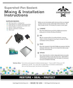 Loggerhead Supershell Drain Pan Sealant - 2 Part Epoxy Kit | Ideal for HVAC and Hot Water Heaters | Chemical and Corrosion Resistant Waterproof Barrier | Permanent Protection (400G Kit - 1 Pack)