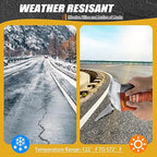 Concrete Crack Sealant, 9Packs Premium Concrete Crack Filler, Weather-Resistant Caulking Glue,Quick-Drying & Waterproof Repair Adhesive for Slabs, Driveways, Sidewalks (Grey)