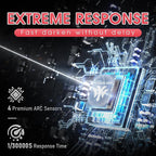 YESWELDER Large Viewing True Color Solar Powered Auto Darkening Welding Helmet with SIDE VIEW, 4 Arc Sensor Wide Shade 4/5-9/9-13 Welder Mask for TIG MIG ARC Grinding Plasma LYG-Q800D