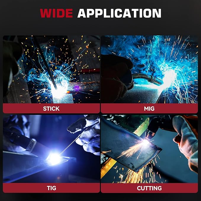 ARCCAPTAIN Auto Darkening Welding Helmet, 3.94"X3.66" Large Viewing Screen True Color Welding Hood with 4 Arc Sensor Solar Powered, Wide Shade 4-5/5-9/9-13 Welding Mask (Joker)