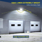 ledmo LED Wall Pack 120W 5000K 15840LM Outdoor Security Flood Light Waterproof IP65 LED Wall Lights for Garage Warehouses Parking Lots