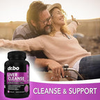 Liver Cleanse Detox Support Supplement - Complete Health Repair Pills with Artichoke, Berberine, Turmeric Herbs - Aid Gallbladder Care Formula Capsules & Natural Milk Thistle Dandelion Supplements