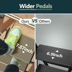 WOA WOA 4 Step Ladder for 10 Feet High Ceiling, Lightweight Foldable Ladder with Non-Slip Wide Pedals, Step Stool with Safe Handrail, Space Saving for Home, Kitchen, Indoor & Outdoor 300lbs - Gold