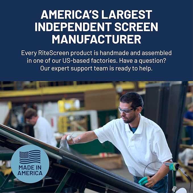 Custom Window Screen Replacement - Fully Assembled Double Hung Flanged Full Screen with Swivel Latches & Clips Secure the Screen in Your Window. DH5 Features a Pull Tab for Easy Installation & Removal