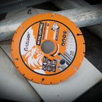 2 Pack Cut Off Wheels 4 1/2 Inch with 7/8" Arbor, Angle Grinder Cutting Disc, Diamond Cutting Wheel with 5000+ Cuts on INOX, Rebar, Angle Iron and Steel