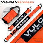 VULCAN Ultimate Axle Tie Down Kit - Heavy Duty ProSeries Webbing - Includes (2) 22 Inch and (2) 36 Inch Axle Straps, (2) 96 Inch Snap Hook Ratchet Strap, and (2) 112 Inch Loop Tie Down Combinations