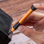 CARTMAN 39 Piece Tool Set General Household Hand Kit with Plastic Toolbox Storage Case Orange