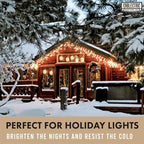 6 Foot Outdoor Extension Cord - 16/3 SJTW Black 16 Gauge Electrical Cable with 3 Prong Grounded Plug