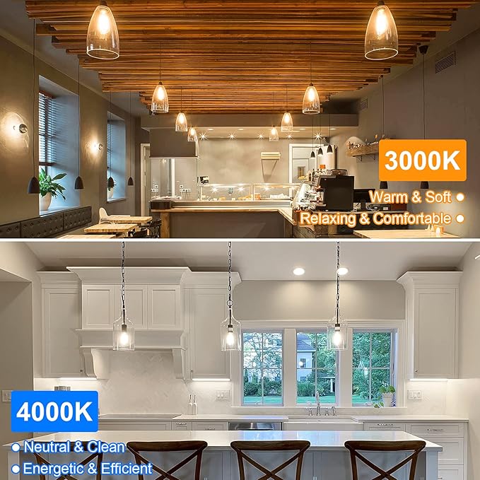 Vintage LED Edison Bulbs 60 Watt Equivalent Dimmable 7W ST58 LED Filament Light Bulbs Warm White 3000K Antique Style Lighting High Brightness 800LM E26 Medium Base Clear Glass for Home Office, 12 Pack