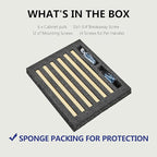 6 Pack 8-1/2 Inch Length|7-1/2 inch(192mm) Hole Center Brushed Gold Kitchen Cabinet Handles, Cabinet Pulls Kitchen Cabinet Hardware, Cupboard Pulls, Drawer Handles