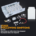 Dryer Heating Element Replaces For Whirlpool LER5620KQ1 LER4634JQ1 LER4634PQ0 LER7646EQ2 LER3624EQ1 LER4634EQ2 LER8858EQ1 WED5300VW0 WED4800XQ3 WED5100VQ0 LER4634EQ0 LER3624EQ0 LER4634JT0 Thermostat