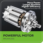 Greenworks 24V Brushless Cordless Stick Vacuum, Lightweight, Handheld, Pet, Anti-Allergen HEPA Filtration, Hard Floor, Carpet, Car, 4Ah Battery, and 30-Minute Charge Time (Green)