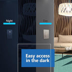 LIDER Minimalist Design Matte Finish Lighted Decorator Switch, Frameless Paddle Light Switch with Locator Light, Grounding Screw, 3-Way or Single Pole, 15A 120V, UL Listed, LS15-3W-NK, Nickel