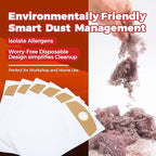 6-Pack Wet/Dry Dust Bags for FLEX 24V Brushless Wet/Dry Vacuum | Filter Bags Compatible with FLEX VC 6L MC & VC 6L MC 18.0 | Vacuum Cleaner Replacement Bags 487287