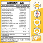 Probiotics for Men, 500 Billion CFU 12 Strains Mens Probiotic with Turmeric Cranberry & Goji, Gut Health for Men, Probiotics for Men Digestive Health, Bloating, Immune & Overall Health, 120-Day Supply