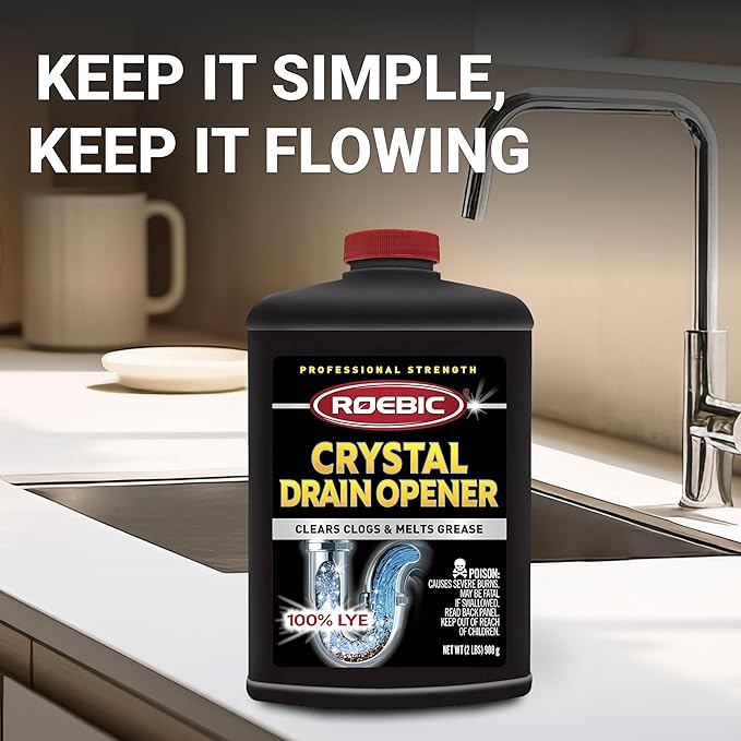 Roebic HD-CRY-DO-6 2-Pound Heavy Duty Crystal Drain Opener
