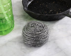 New Star Foodservice 54460 Extra Large (50 Grams) Stainless Steel Sponges Scrubbers, Set of 12