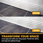 InstaTrim The Original Flexible Trim -10ft Black 3/4" Wide Caulk Tape - Adhesive Trim with Many Uses Including Caulking for Bathtubs, Sinks, Counters, Tile, Floors - Made in USA