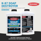 Roebic K-87 Liquid SGP Soap, Grease and Paper Digester with Bacteria, Eliminates Buildup in Pipes and Protects from Clogs, Treats 1500 Gallons, 32 fl oz Concentrate