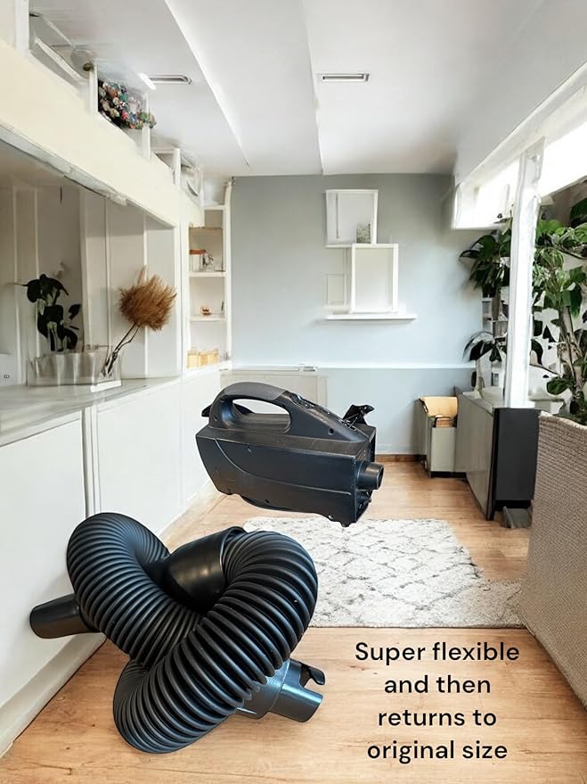 MP Maresh Products Vacuum Hose Replacement for Oreck BB Hand Held Vacuum Cleaner – Twist-N-Lock, Compatible with Oreck Buster B for Powerful Cleaning Performance Durable 4' Hose (Black)