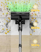 Cordless Vacuum Cleaner for DeWalt 20V Battery, 7-in-1 Lightweight Stick Vacuum with HEPA Filter, 35KPA Suction, 350W Brushless Motor, 3 Modes for Carpet, Floor, Car (Battery Not Included)