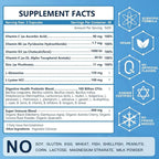 Probiotics and Prebiotics for Women and Men for Digestive Health Immune Health 100 Billion CFUs 84count