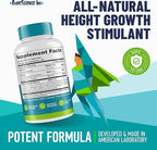 (Pack of 2) Height Growth Maximizer - Reach Natural Height - Made in USA - Height Pills Bone Growth - Grow Taller Supplement for Adults & Kids - Height Increase Pills - Maximum Height Growth Formula