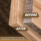 GSCIT Club Red Oak Edge Banding, 1/2 inch x 500ft roll of Wood Veneer Edge Banding Pre-glued Flexible, Wood Tape Banding for Cabinet Repair Furniture