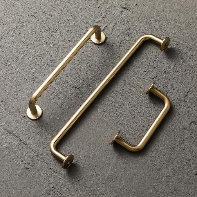 Goo-Ki 7.56"(192mm) c-c Champagne Bronze Cabinet Handle Drawer Pulls Zinc Alloy Kitchen Hardware - 6 Pack Modern Bar Pull Handles for Cupboard Wardrobe,9338UBR-192