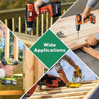 2-7/8 Inch Heavy-Duty Outdoor Wood Screws Assortment Fastener Kit, 150Pcs Star Drive Deck Screws, Rust Resistant Timber Screws for Timber/Log/Landscaping Wood (#14 x 2-7/8" Tan)