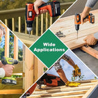 10 Inch Heavy-Duty Outdoor Deck Screws, 150Pcs Star Drive Decking Wood Screws, Rust Resistant Timber Screws for Timber/Log/Landscaping Wood (#14 x 10 Tan)