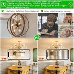 LiteHistory E26 LED Bulb 6W Equivalent e26 led Bulb 60 Watt Dimmable Warm White 2700K E26 Edison Bulb AC120V 600lm Tubular T14 T45 LED Bulb for Pendant, Sputnik,Vanity,Chandeliers Pack of 6