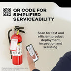 Kidde Commercial-Grade Fire Extinguisher for Office, Schools, Rechargeable, 2A10BC