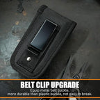 Multitool, 20-in-1 Stainless Steel Multi Tools Pliers with Nylon Sheath, Safe Locking, Professional Multi-Tool for Survival, Camping and Hunting, Black